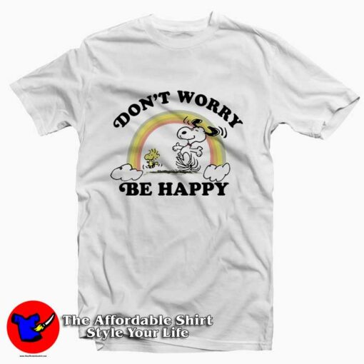 Snoopy Don’t Worry be happy Tee Shirt