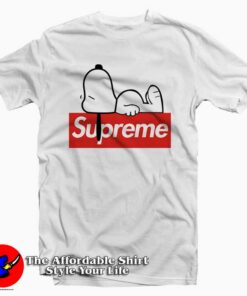 Snoopy Slepp Supreme Tee Shirt Snoopy Slepp Supreme Tee Shirt