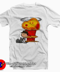 Snoopy and Charlie Brown Oppenheimer Graphic T-Shirt On Sale Snoopy and Charlie Brown Oppenheimer Graphic T-Shirt On Sale