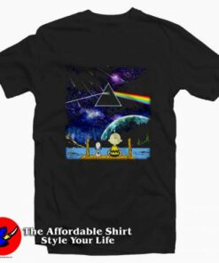 Snoopy and Charlie Brown Pink Floyd Tee Shirt Snoopy and Charlie Brown Pink Floyd Tee Shirt
