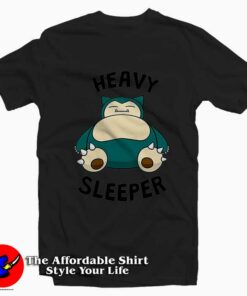 Snorlax Heavy Sleeper Cool Tee Shirt Snorlax Heavy Sleeper Cool Tee Shirt