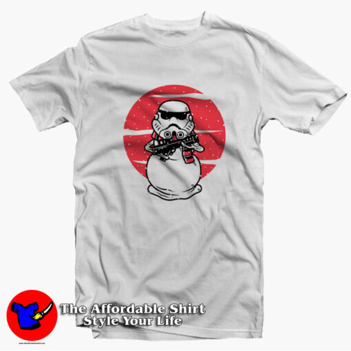 Snowman Stormtrooper Christmas Star Unisex T-Shirt On Sale