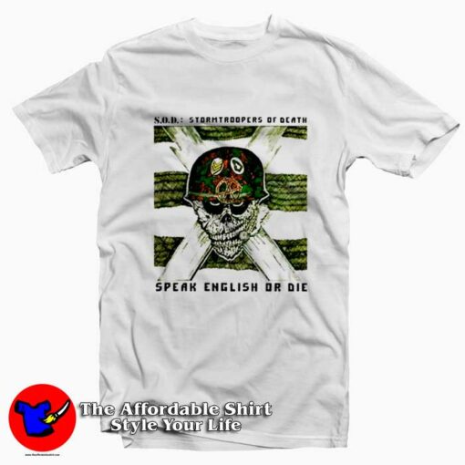 Sod Stormtroopers Of Death Graphic T-Shirt On Sale