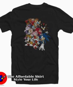 Sonic Cast & Friends Ultimate Power T-shirt On Sale Sonic Cast & Friends Ultimate Power T-shirt On Sale