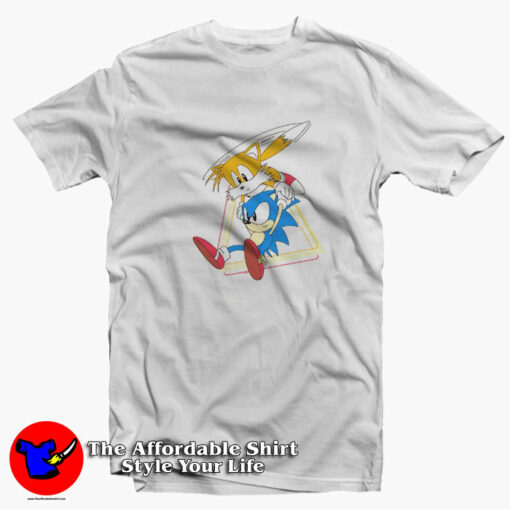 Sonic Hedgehog And Tails To The Rescue T-Shirt On Sale