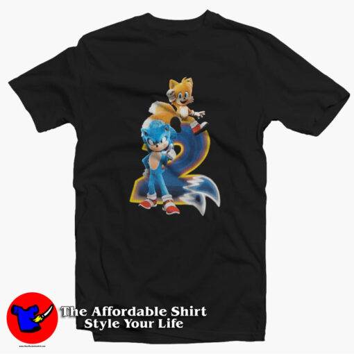 Sonic The Hedgehog 2 Sonic & Tails Unisex T-Shirt On Sale