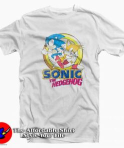 Sonic The Hedgehog And Miles Tails T-shirt On Sale Sonic The Hedgehog And Miles Tails T-shirt On Sale