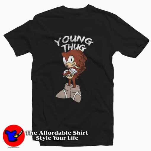 Sonic Young Thug Recorded Tee Shirt