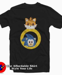 Sonic and Tails Funny Tee Shirt Sonic and Tails Funny Tee Shirt
