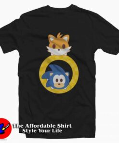Sonic and Tails Funny Tee Shirt Sonic and Tails Funny Tee Shirt