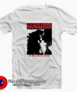 Sound Garden Screaming Live Vintage Unisex T-shirt On Sale Sound Garden Screaming Live Vintage Unisex T-shirt On Sale