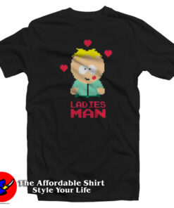 South Park Butter Ladies Man 8bit Inspired T-Shirt On Sale South Park Butter Ladies Man 8bit Inspired T-Shirt On Sale