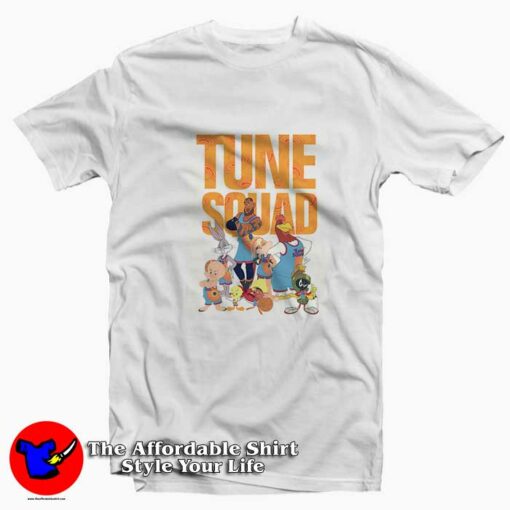 Space Jam LeBron And Tune Squad Logo Unisex T-shirt On Sale