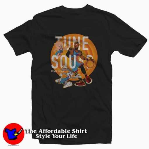 Space Jam LeBron Bugs Bunny And Porky Pig T-shirt On Sale