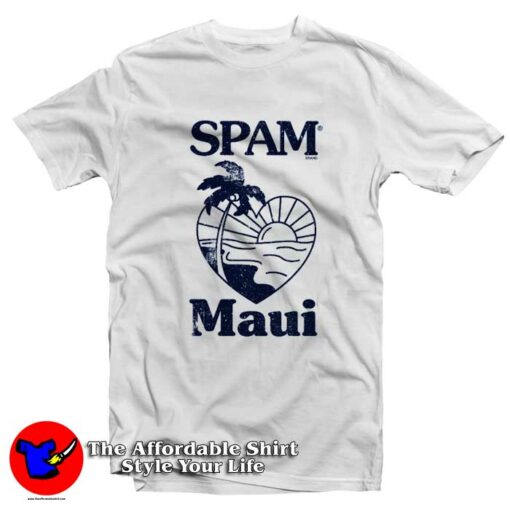 Spam Loves Maui Graphic Unisex T-Shirt On Sale