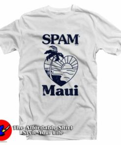 Spam Loves Maui Graphic Unisex T-Shirt On Sale Spam Loves Maui Graphic Unisex T-Shirt On Sale