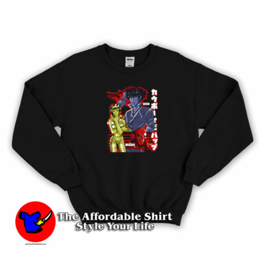 Spike Spiegel Faye Valentine Cowboy Bebop Sweatshirt On Sale