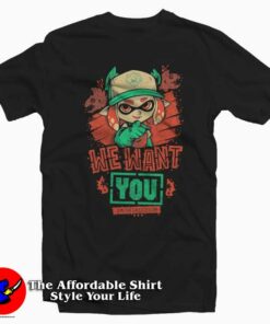 Splatoon 2 Grizzco Team We Want You T-shirt On Sale Splatoon 2 Grizzco Team We Want You T-shirt On Sale