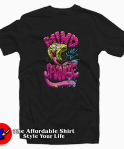 SpongeBob Patch Mind Sponge Unisex T-shirt Cheap SpongeBob Patch Mind Sponge Unisex T-shirt Cheap