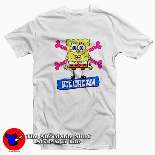 Spongebob x Ice Cream Billionaire Boys T-shirt On Sale