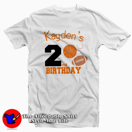 Sports birthday Kaydent’s Unisex T-Shirt