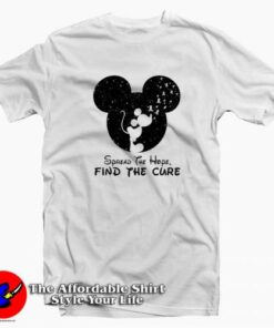 Spread The Hope Awareness Mickey Mouse T-Shirt Spread The Hope Awareness Mickey Mouse T-Shirt