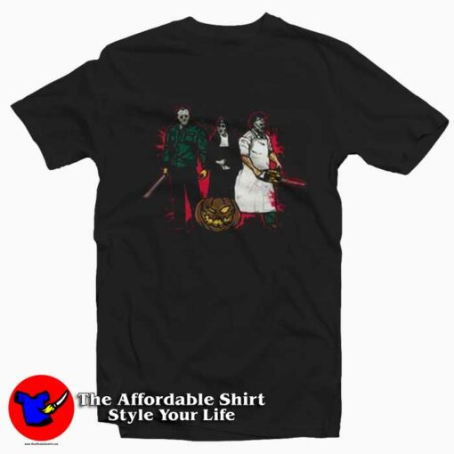 Squad Killer Jason Halloween Movie Parody T-shirt On Sale