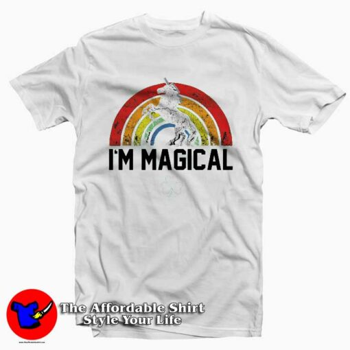 St Patrick’s Day Magical Rainbow Unicorn T-Shirt