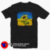 Stand With Ukraine Flag Sunflower Unisex T-shirt On Sale