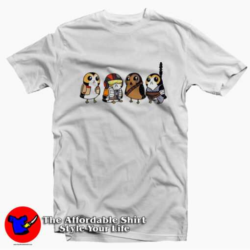 Star Wars Cute Porgs Dressed As Characters T-Shirt On Sale