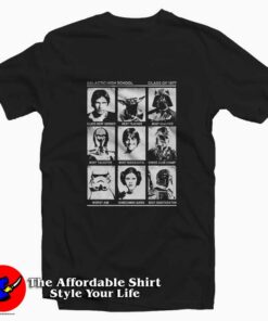 Star Wars Galactic High School Class Yearbook T-Shirt On Sale Star Wars Galactic High School Class Yearbook T-Shirt On Sale