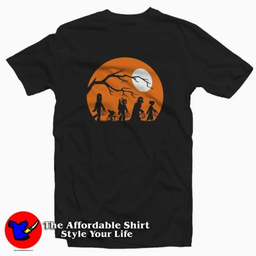 Star Wars Halloween Darth Vader Chewbacca T-shirt On Sale