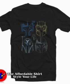 Star Wars Mandalorian Bounty Hunter Outline T-Shirt  Theaffordableshirt Star Wars Mandalorian Bounty Hunter Outline T-Shirt  Theaffordableshirt