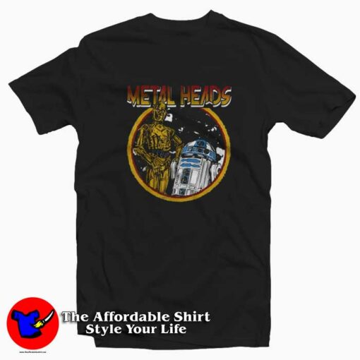 Star Wars Metal Head Droids Unisex T-shirt On Sale