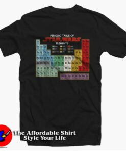 Star Wars Periodic Table of Elements Unisex T-Shirt On Sale Star Wars Periodic Table of Elements Unisex T-Shirt On Sale