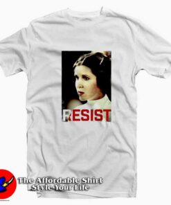Star Wars Princess Leia RESIST Poster Graphic T-shirt On Sale Star Wars Princess Leia RESIST Poster Graphic T-shirt On Sale