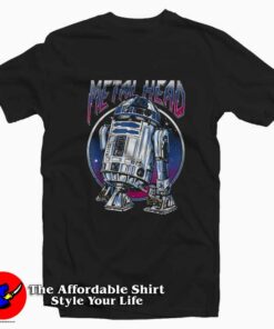 Star Wars R2D2 Metal Head Vintage Unisex T-shirt On Sale Star Wars R2D2 Metal Head Vintage Unisex T-shirt On Sale