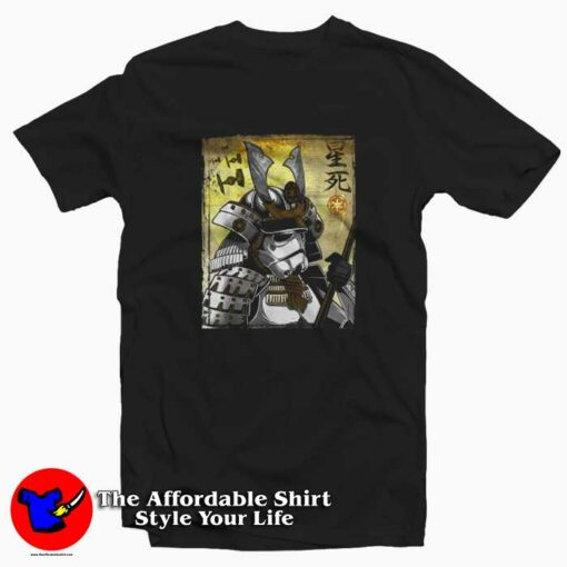 Star Wars Samurai Trooper Poster Unisex T-shirt On Sale