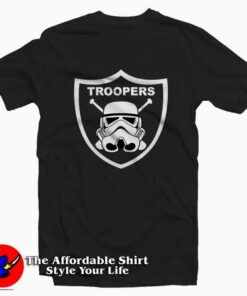 Star Wars Stormtrooper Oakland Raiders Tee Shirt Star Wars Stormtrooper Oakland Raiders Tee Shirt