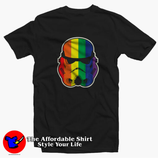 Star Wars Stormtrooper Rainbow Unisex T-Shirt On Sale