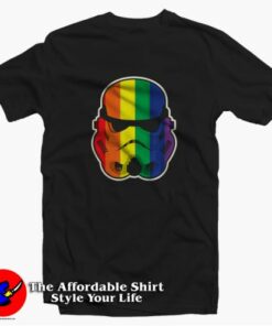 Star Wars Stormtrooper Rainbow Unisex T-Shirt On Sale Star Wars Stormtrooper Rainbow Unisex T-Shirt On Sale