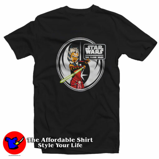 Star Wars The Clone Wars Ahsoka Unisex T-Shirt On Sale