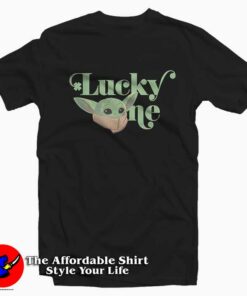 Star Wars The Mandalorian Lucky One Grogu T-shirt On Sale Star Wars The Mandalorian Lucky One Grogu T-shirt On Sale