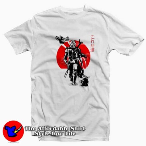 Star Wars The Mandalorian The Child Red Sun T-shirt On Sale