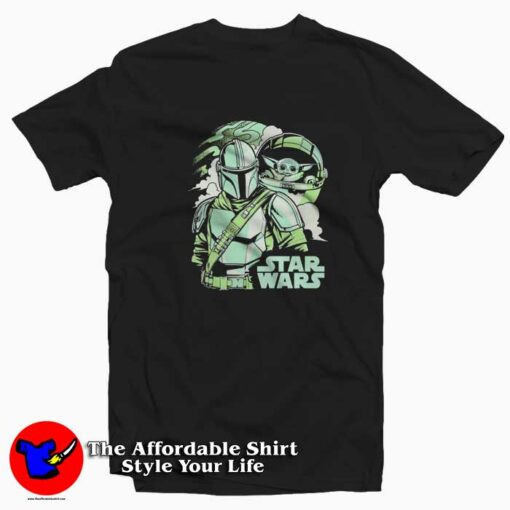 Star Wars The Mandalorian & The Child Storybook T-Shirt On Sale