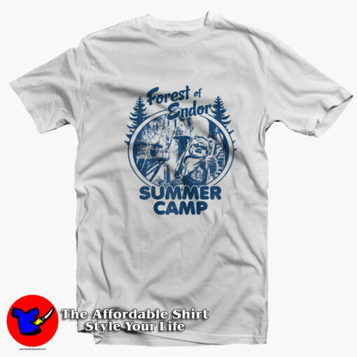 Star Wars Wicket Warrick Forest Summer Camp T-Shirt On Sale