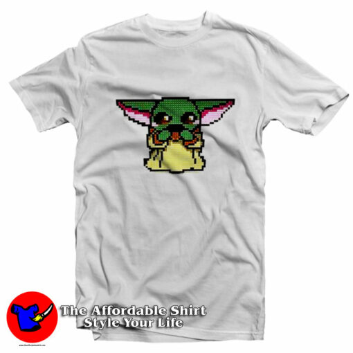 Star wars baby yoda 8bit Funny Unisex T-Shirt On Sale