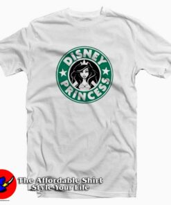Starbucks Disney Princess Graphic T-Shirt Cheap Starbucks Disney Princess Graphic T-Shirt Cheap