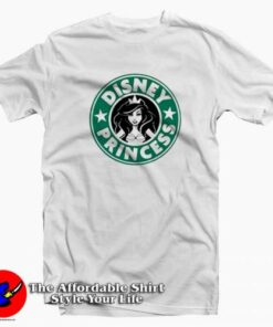 Starbucks Disney Princess Graphic T-Shirt Cheap Starbucks Disney Princess Graphic T-Shirt Cheap