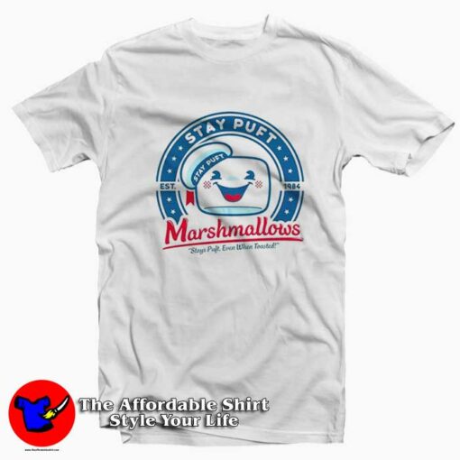 Stay Puft Marshmellow Ghostbusters 80s T-shirt On Sale